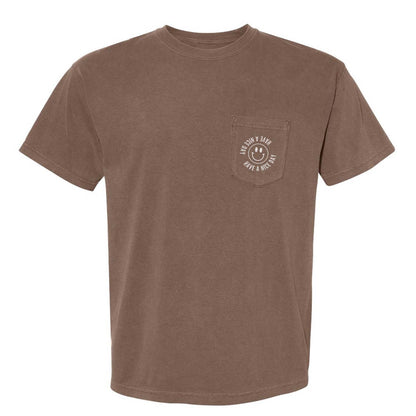 Smile Have a Nice Day Pocket Tee
