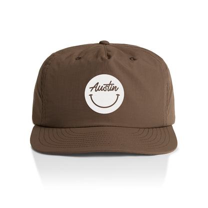 Austin Cursive Smile Nylon Snapback