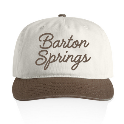 Barton Springs Cursive 2 Tone Cap