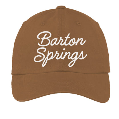 Barton Springs Cursive Baseball Cap