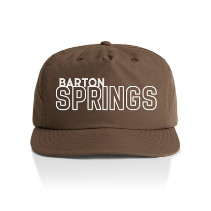 Barton Springs Outline Nylon Snapback