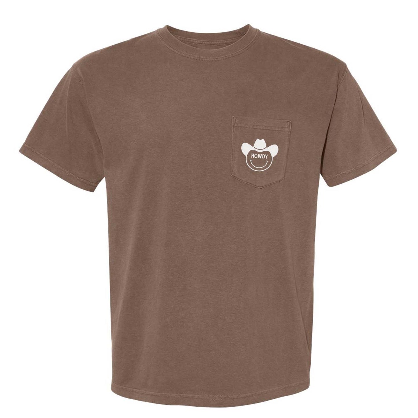 Howdy Cowboy Bold Pocket Tee