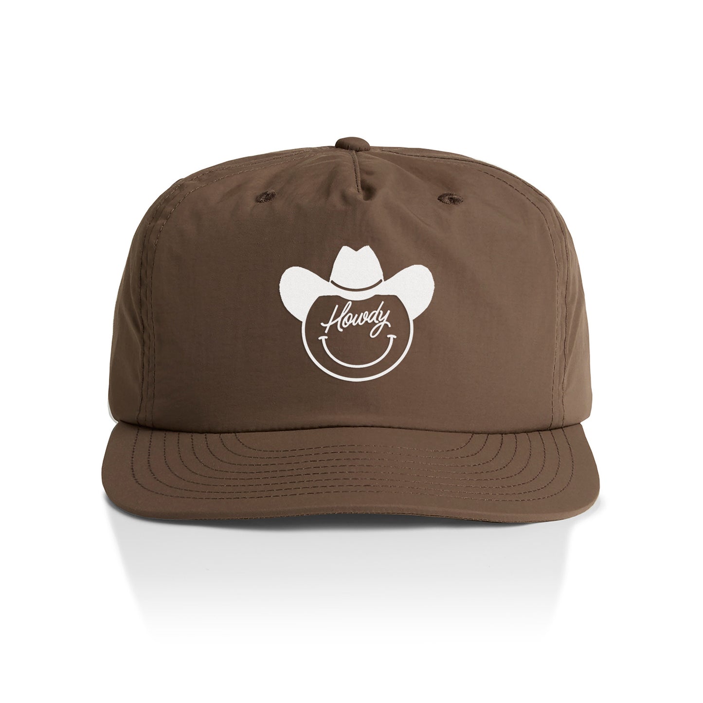 Howdy Cowboy Cursive Nylon Snapback
