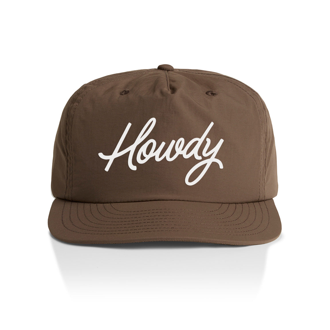Howdy Cursive Nylon Snapback