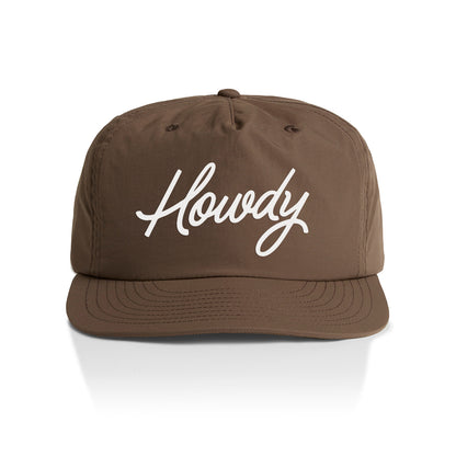 Howdy Cursive Nylon Snapback