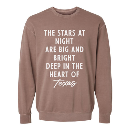 Stars at Night Washed Sweatshirt