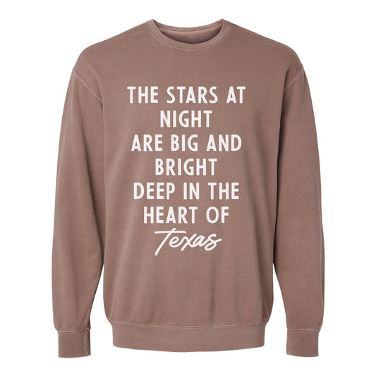 Stars at Night Washed Sweatshirt
