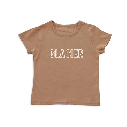 Glacier Outline Kids Tee