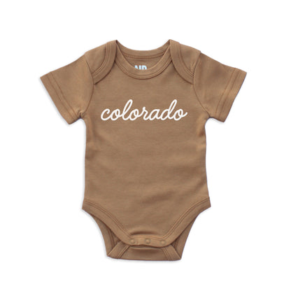 Colorado Cursive Onesie