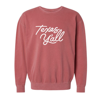 Texas Y'all Washed Sweatshirt