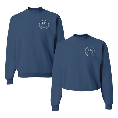 Custom Smile Initial Classic Sweatshirt