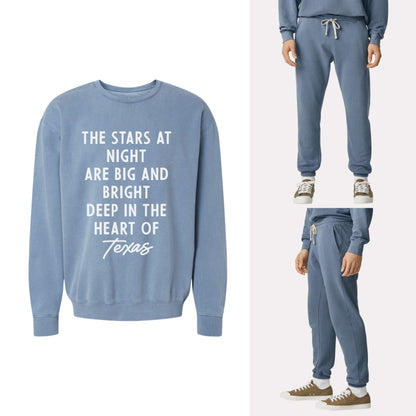 Stars at Night Washed Sweatshirt