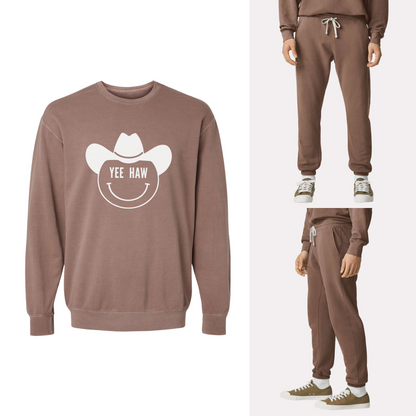 Yee Haw Cowboy Washed Sweatshirt