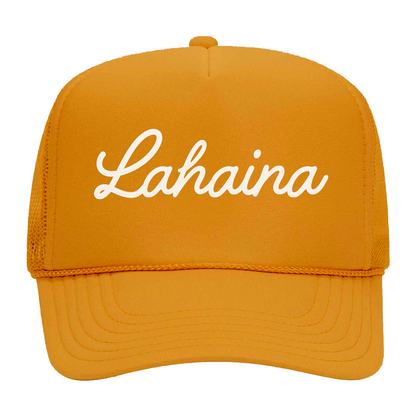 Lahaina Cursive Foam Snapback