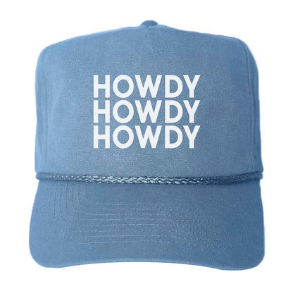 Howdy Howdy Howdy Canvas Trucker
