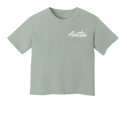 Austin Cursive Washed Tee