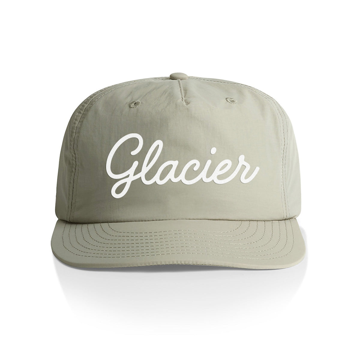 Glacier Cursive Nylon Snapback