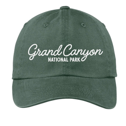 Grand Canyon National Park Cursive Baseball Cap