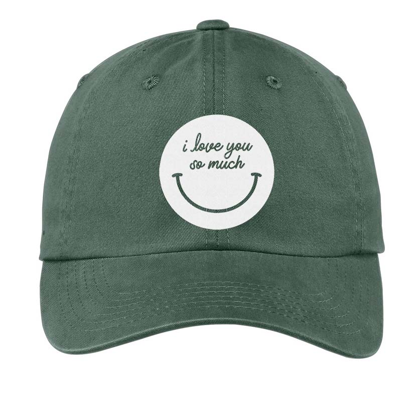 i love you so much Smile Baseball Cap