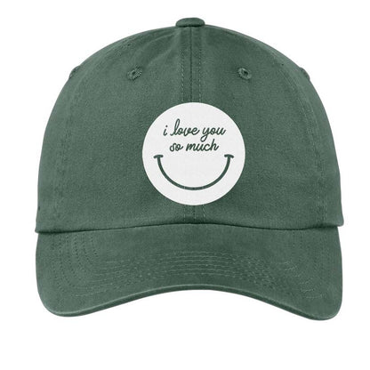 i love you so much Smile Baseball Cap