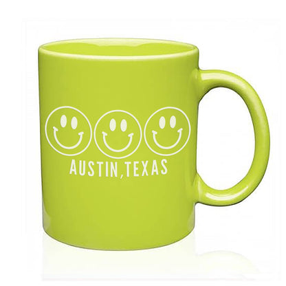 Smile Austin Texas Coffee Mug