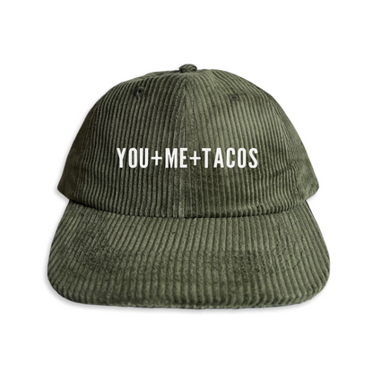 You + Me + Tacos Corduroy Cap