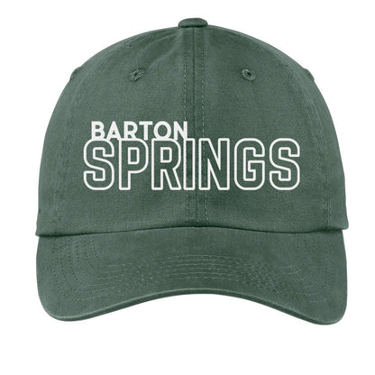Barton Springs Outline Baseball Cap
