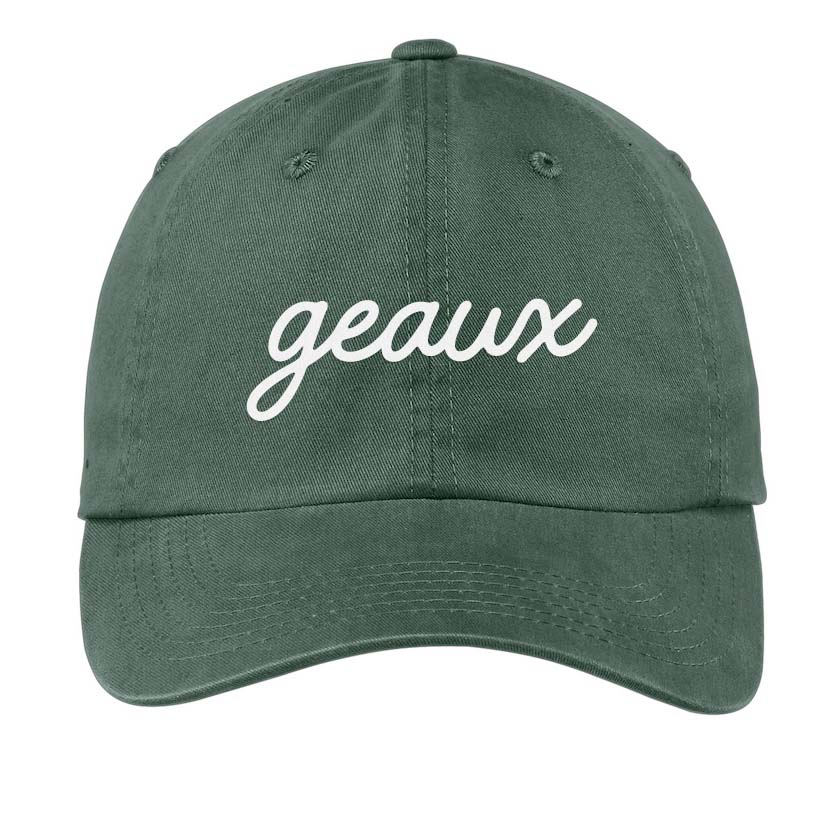 Geaux Cursive Baseball Cap