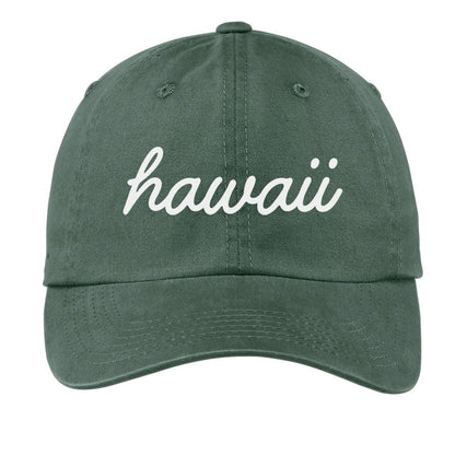 Hawaii Cursive Baseball Cap