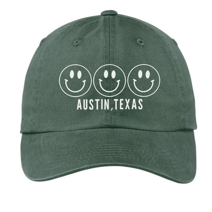 Smile Austin Texas Baseball Cap