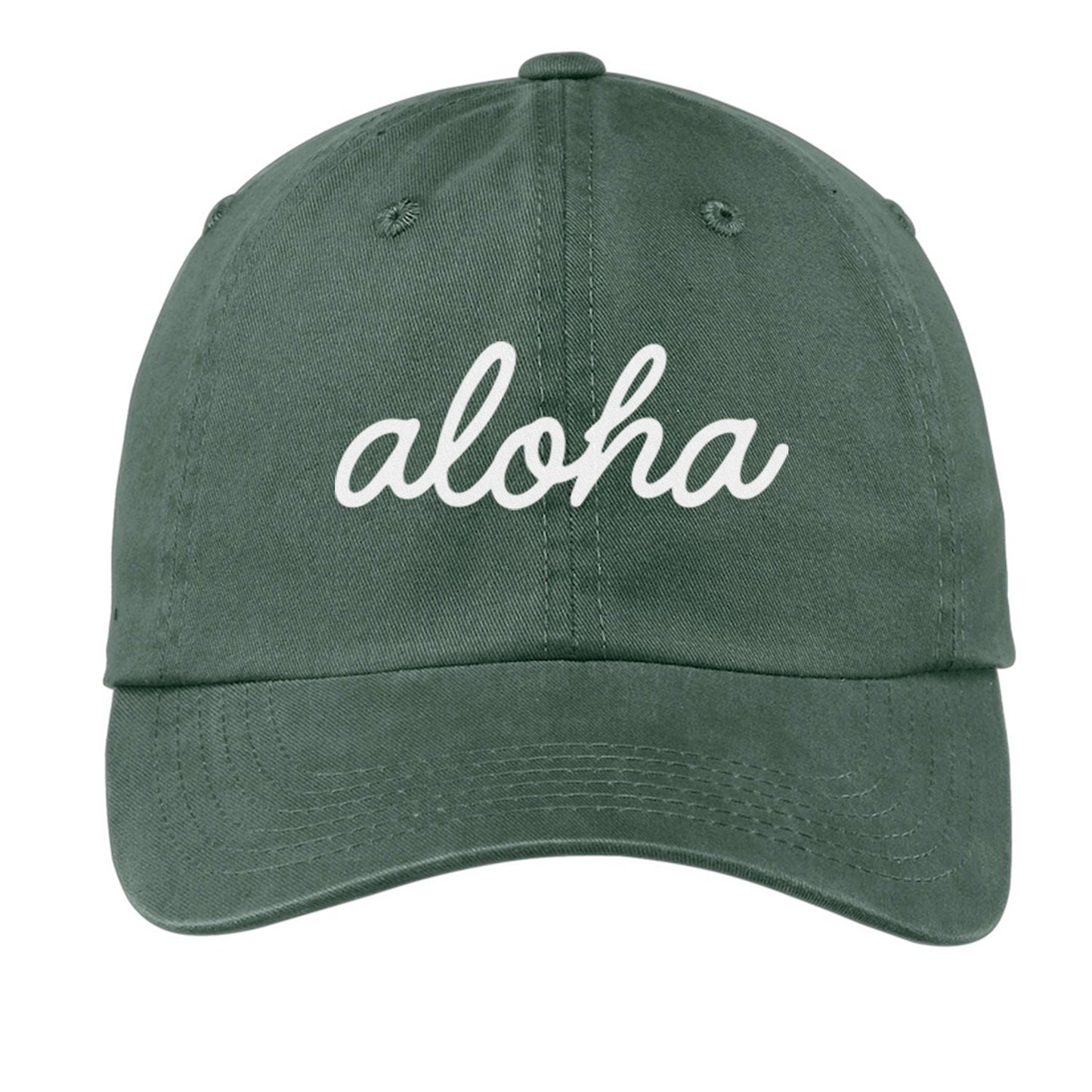 Aloha Cursive Baseball Cap