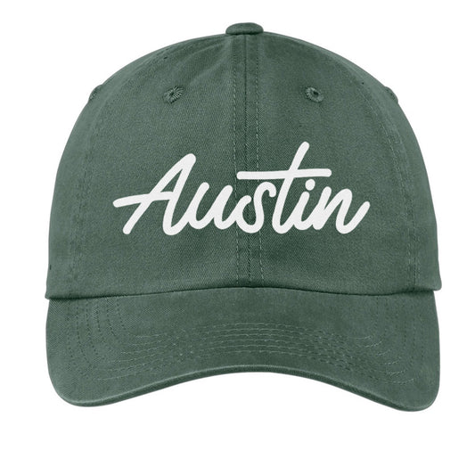 Austin Cursive Baseball Cap