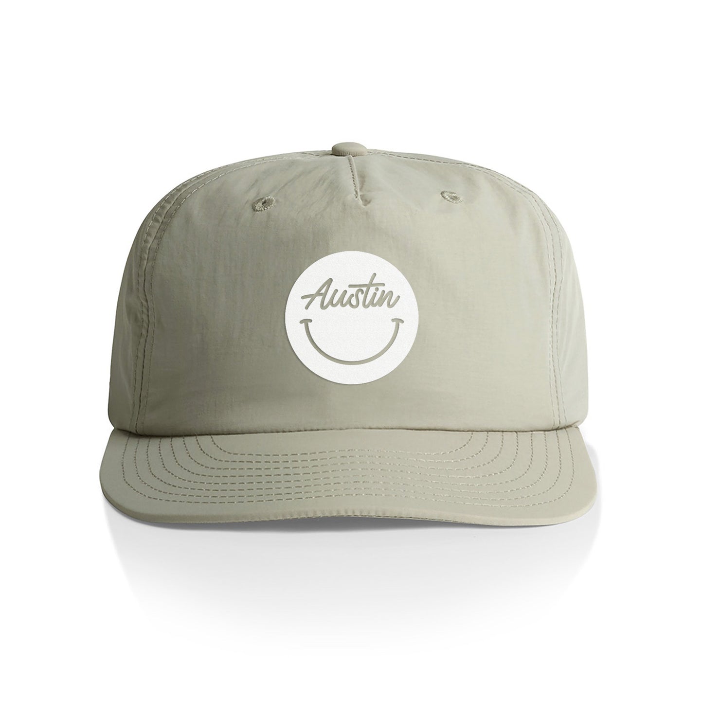 Austin Cursive Smile Nylon Snapback