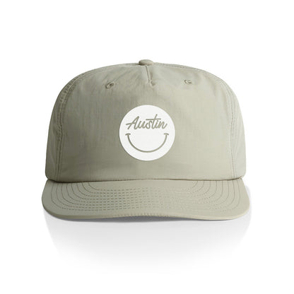 Austin Cursive Smile Nylon Snapback