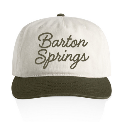 Barton Springs Cursive 2 Tone Cap