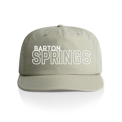 Barton Springs Outline Nylon Snapback