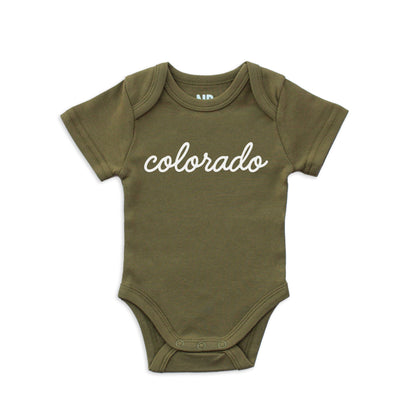 Colorado Cursive Onesie