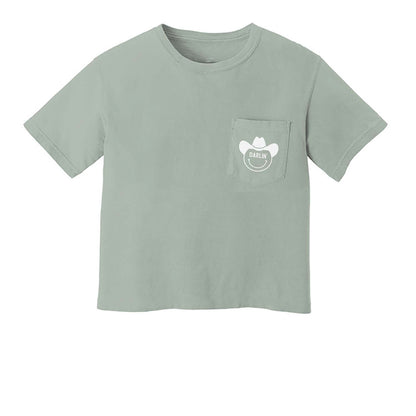 Darlin' Cowboy Crop Pocket Tee
