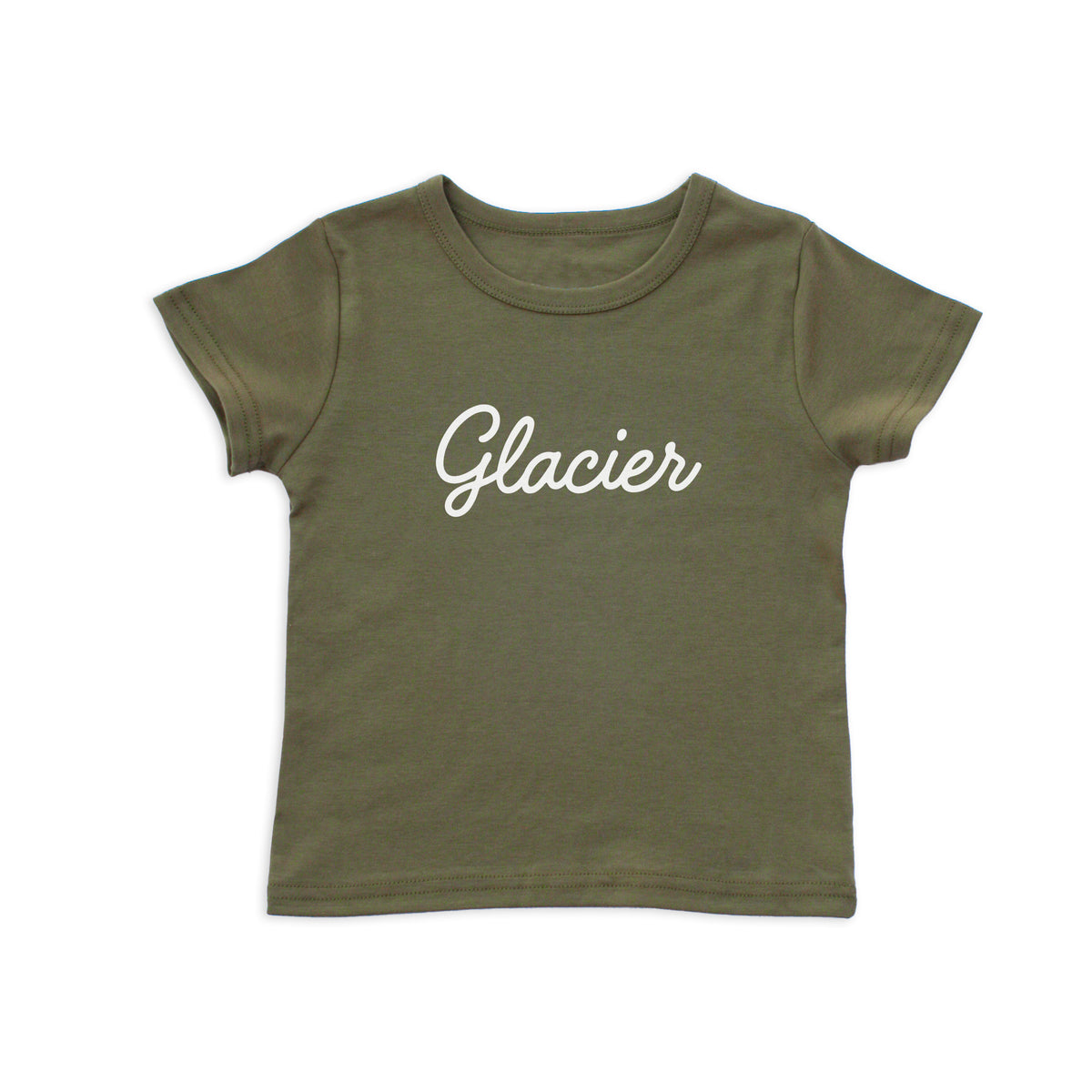 Glacier Cursive Kids Tee