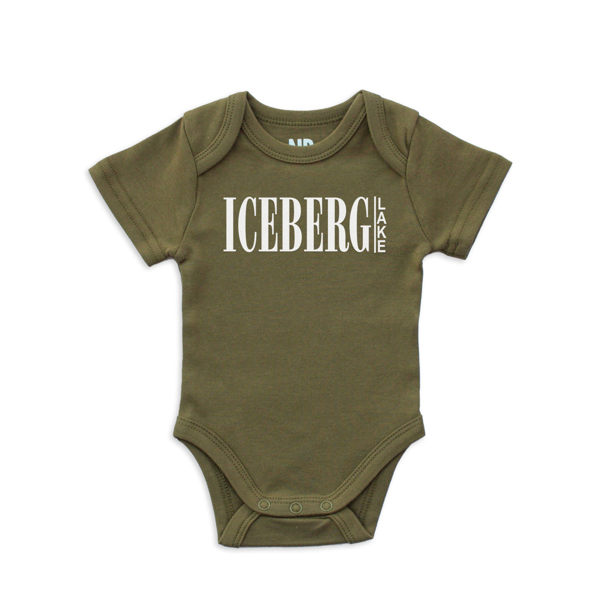 Iceberg Lake Western Onesie