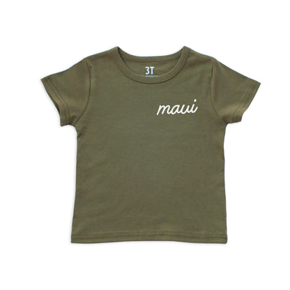 Maui Cursive Kids Tee