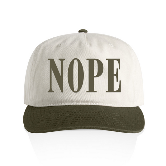 Nope Western 2 Tone Cap