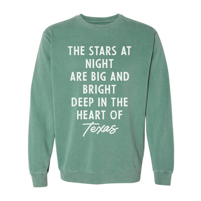 Stars at Night Washed Sweatshirt