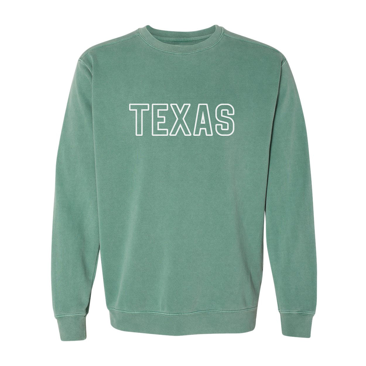 Texas Outline Washed Sweatshirt