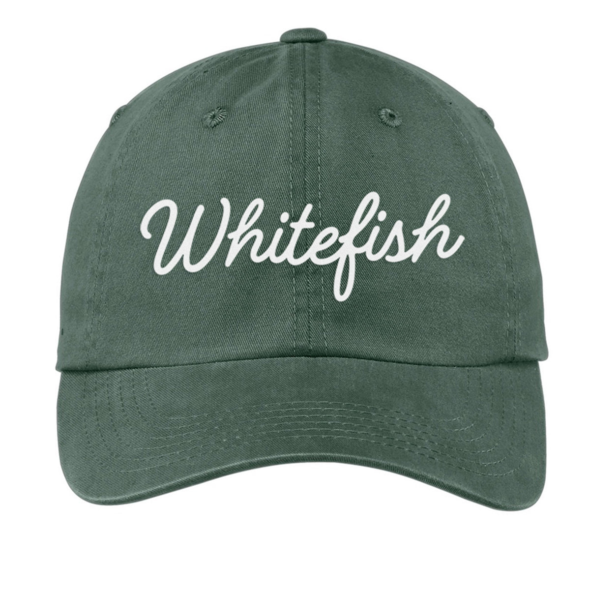 Whitefish Cursive Baseball Cap
