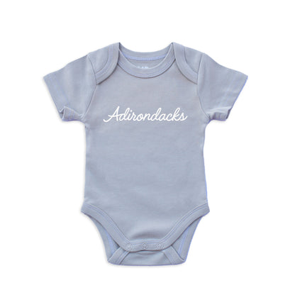 Adirondacks Cursive Onesie