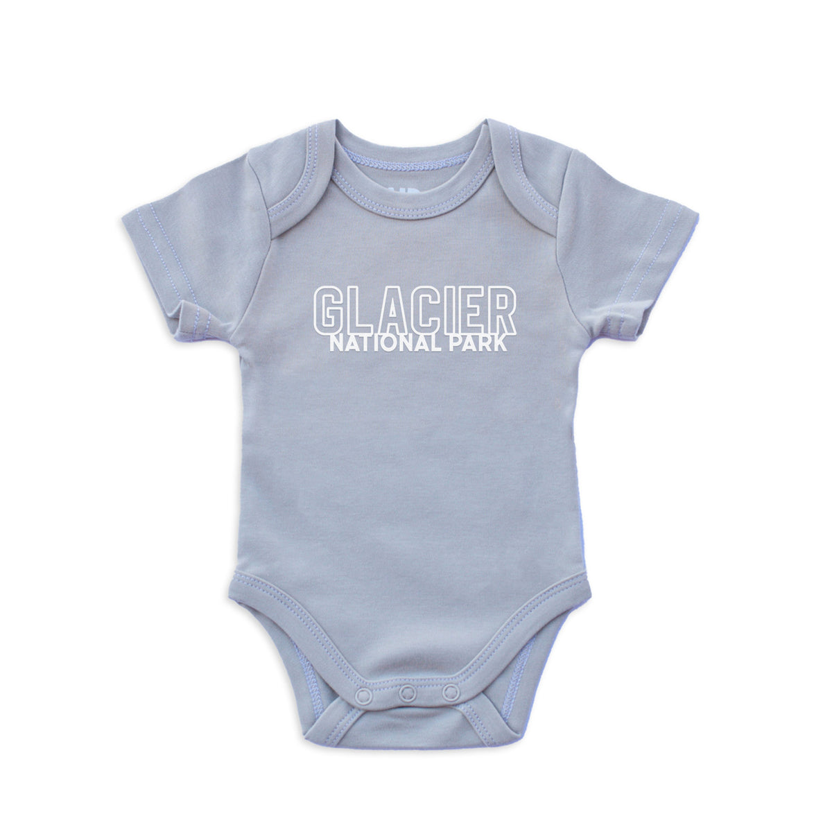 Glacier National Park Outline Onesie