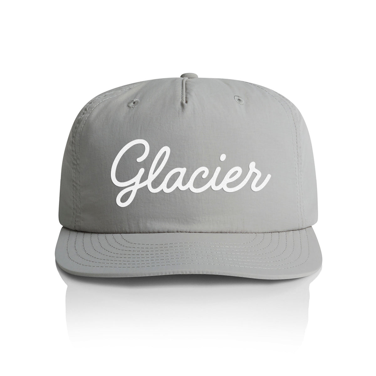Glacier Cursive Nylon Snapback