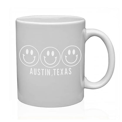 Smile Austin Texas Coffee Mug