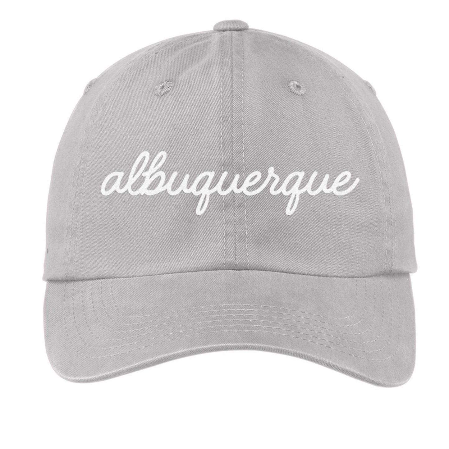 Albuquerque Cursive Baseball Cap